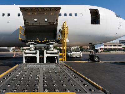 Luftfracht-Cargo-Beladung